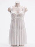Ivory Lace Babydoll Set